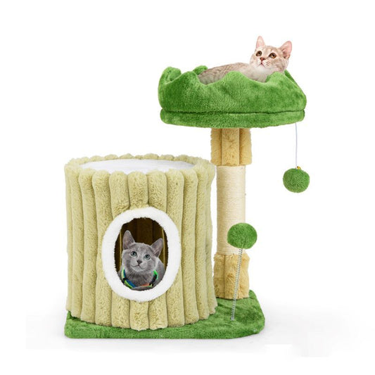 Cat Tree with Sisal Claw Scratcher for Indoor Cats Activity